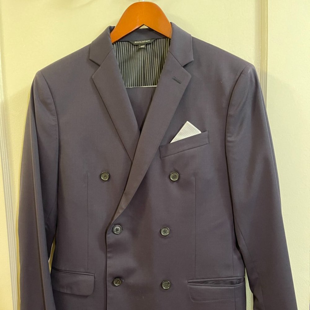 Banana Republic Suit - Dark Blue - Used, Good Condition